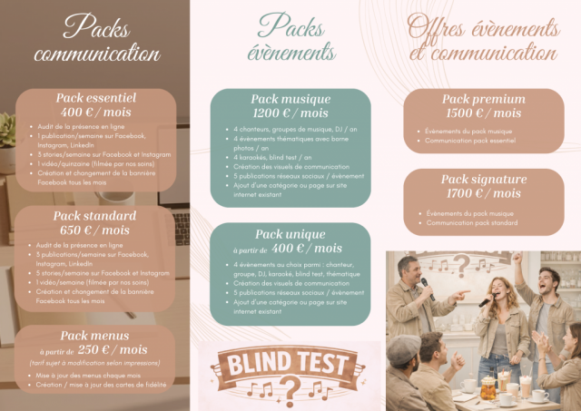 Brochure à imprimer