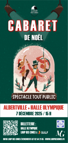 cabaret de Noël : flyer recto