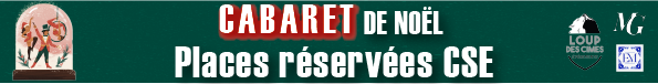 cabaret de Noël : places CSE